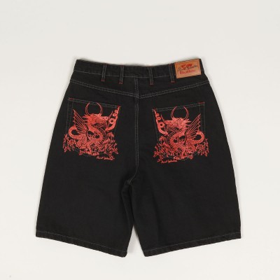 Butter Goods x Johnston Dragon Shorts Wash Black